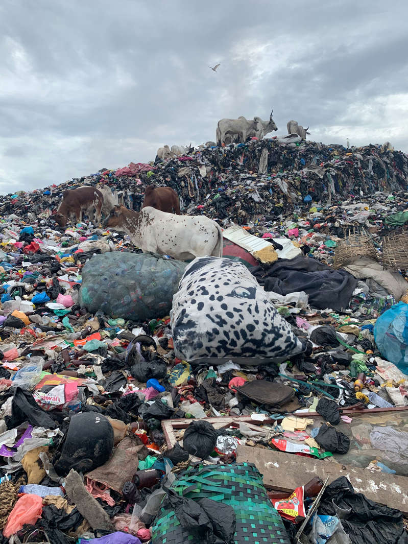 Clothes landfill in Ghana